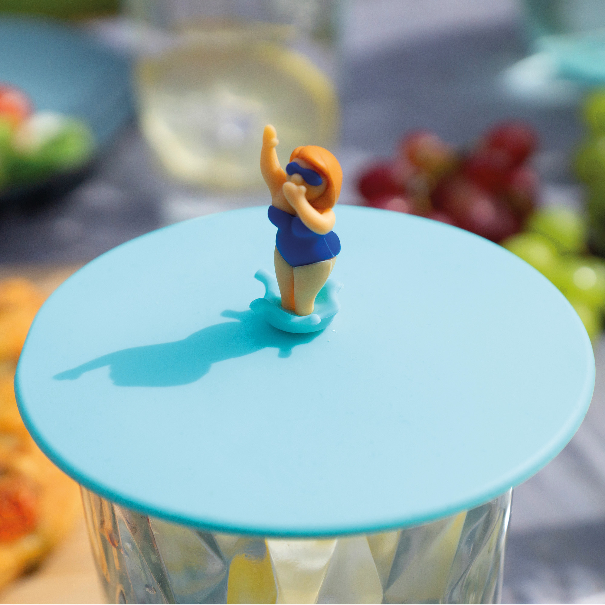 LURCH Mein Deckel Lucky Lurch Violet - Silikondeckel Für Gläser, BPA-frei & Spülmaschinenfest