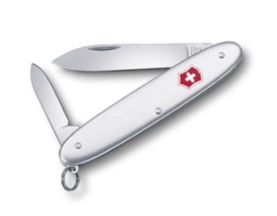 VICTORINOX Watchmaker 60 0.6990.16 Schweizer Offiziersmesser 84mm Alox Silber mittlere Taschenmesser Schweizer Taschenmesser TASCHENMESSER Klingenladen